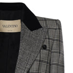 Giacca in lana motivo check 8B3CE585 9W7C1W VALENTINO GARAVANI 