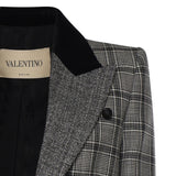 Giacca in lana motivo check 8B3CE585 9W7C1W VALENTINO GARAVANI 