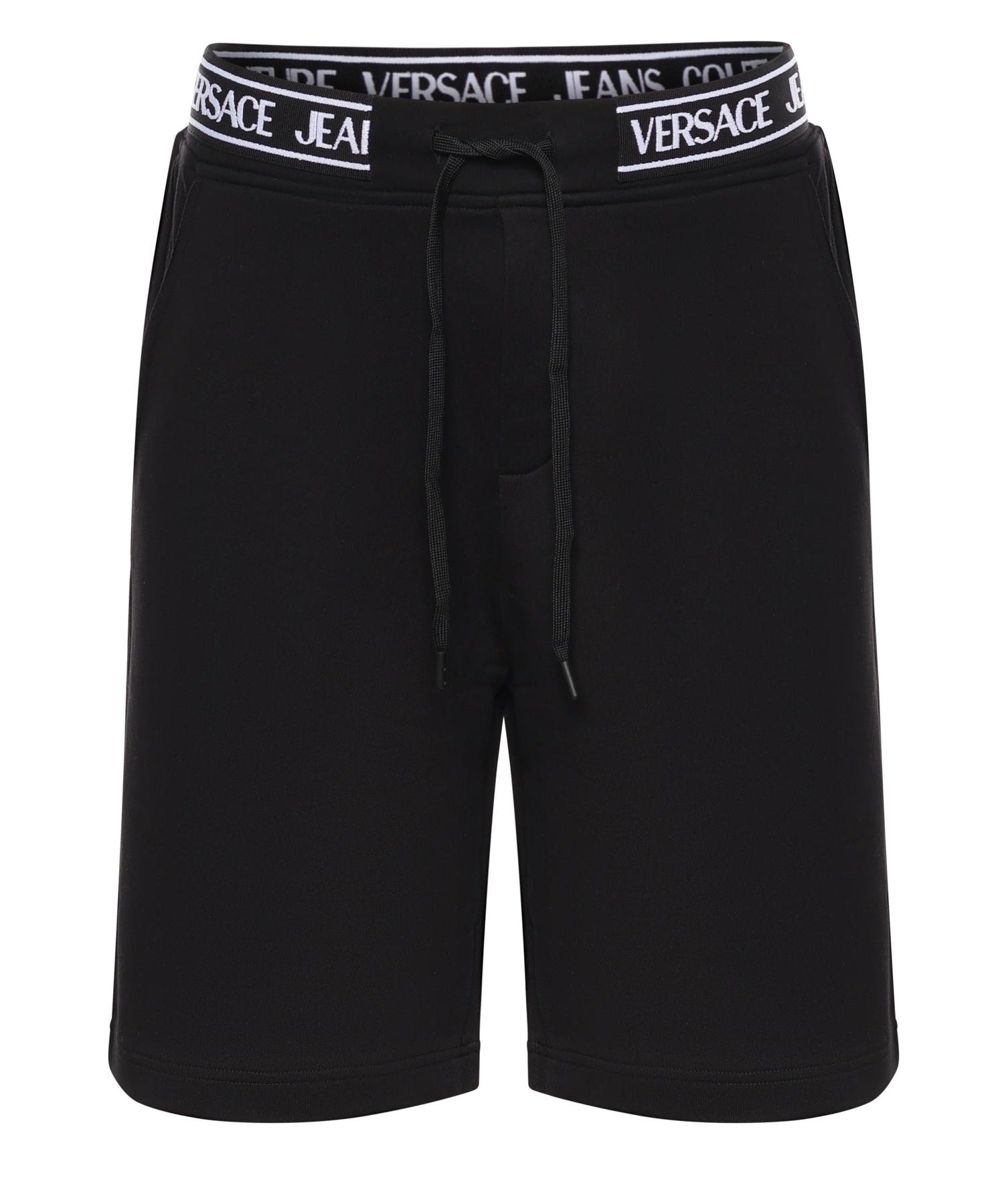Bermuda in jersey di cotone con logo 80GADT16 CF01T899 VERSACE JEANS COUTURE 