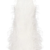 Abito corto con piume 105572 A2SPZ05 PINKO 