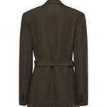 Giacca drappeggiata in lana S359Y03XAE 4160 LOEWE 