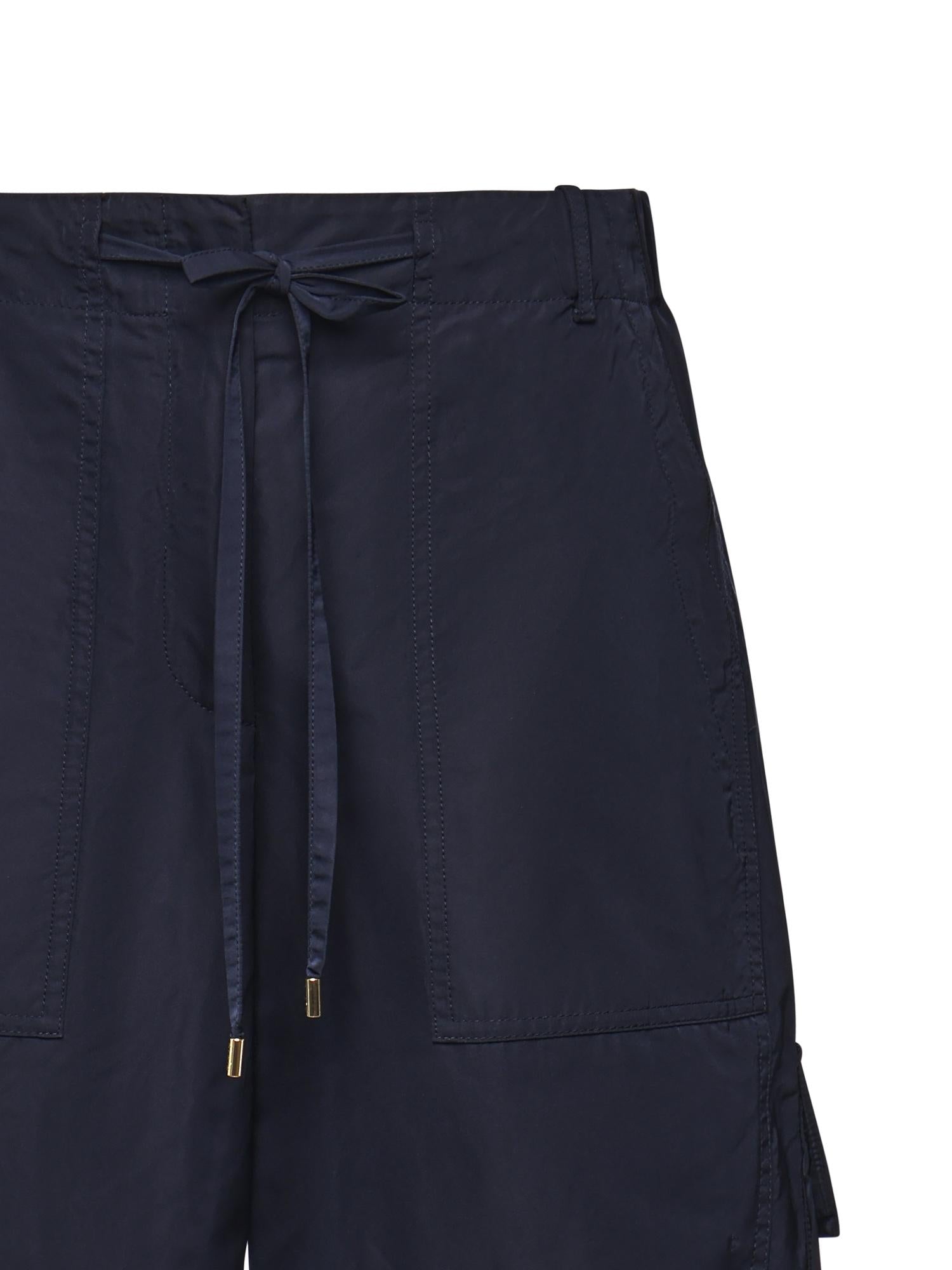 Pantaloni cargo in radzimir AA9P1297W128C A09 ALAIA 