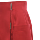 Minigonna a portafoglio con dettagli metallici 79AJE353 N0278564 GENNY 