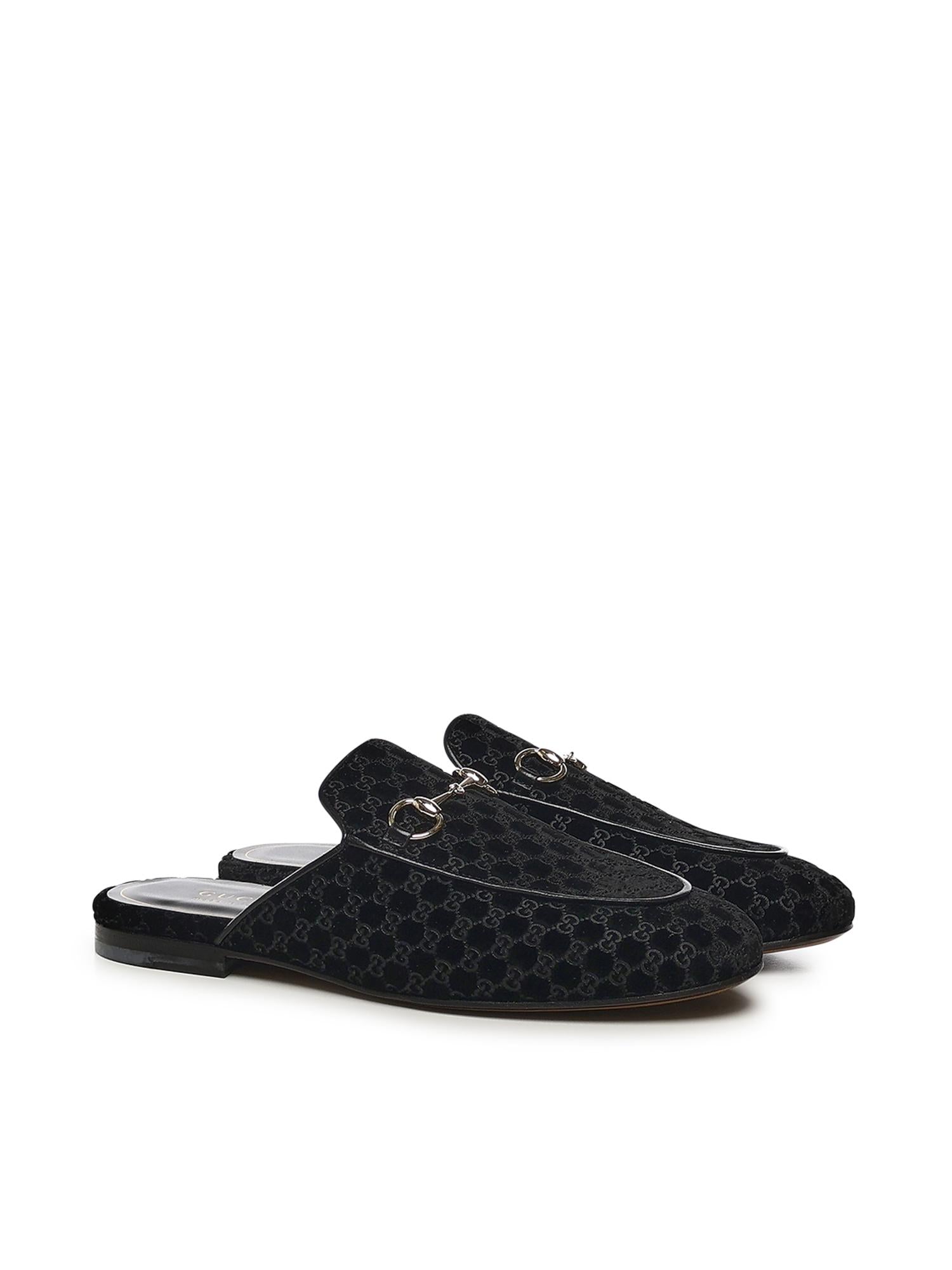 Slipper Princetown in velluto 802163 FAEUF1000 GUCCI 