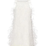 Abito corto con piume 105572 A2SPZ05 PINKO 