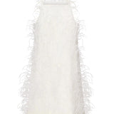 Abito corto con piume 105572 A2SPZ05 PINKO 