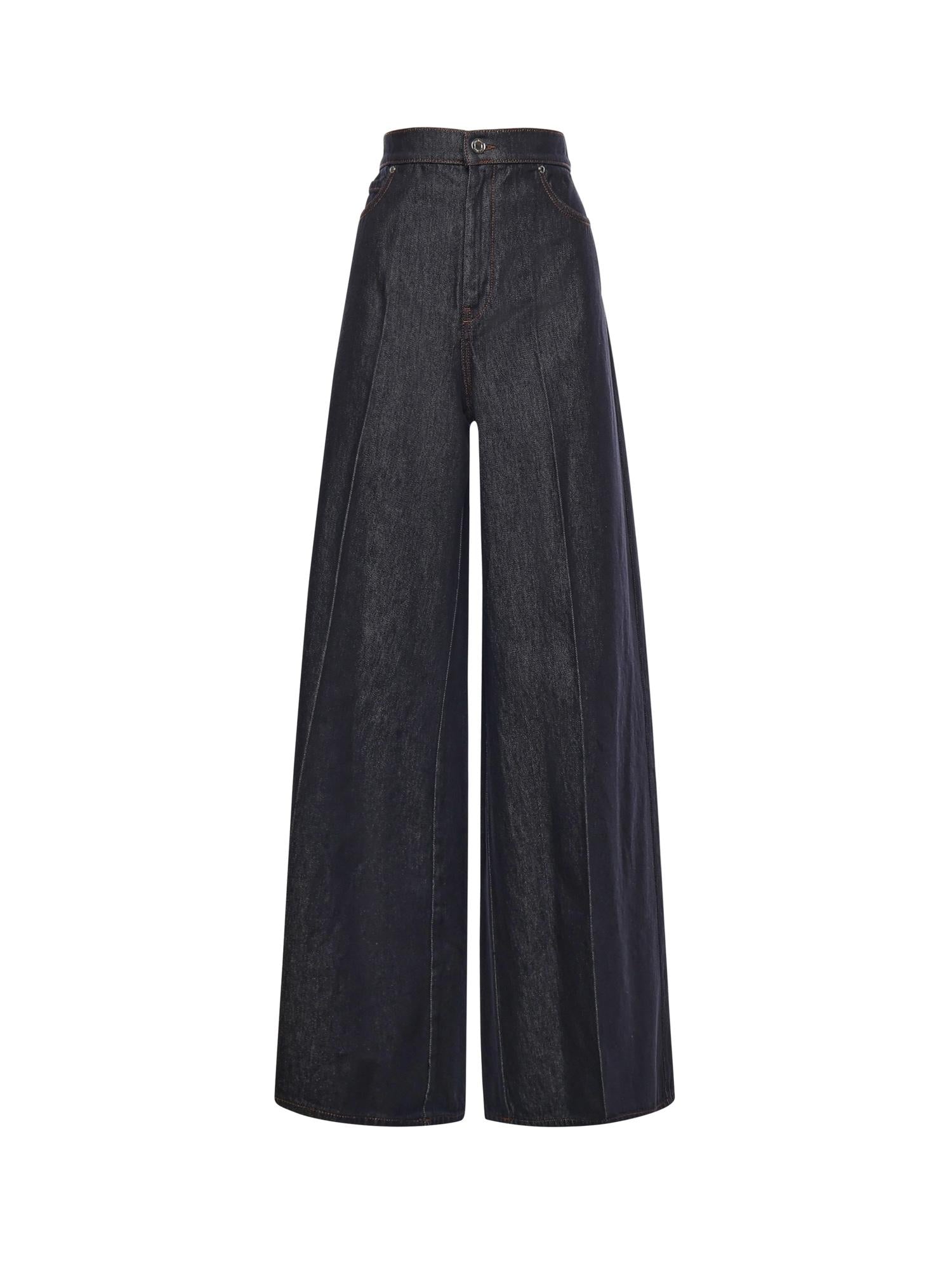 Jeans wide leg in denim 2521136102600 001 MAX MARA 
