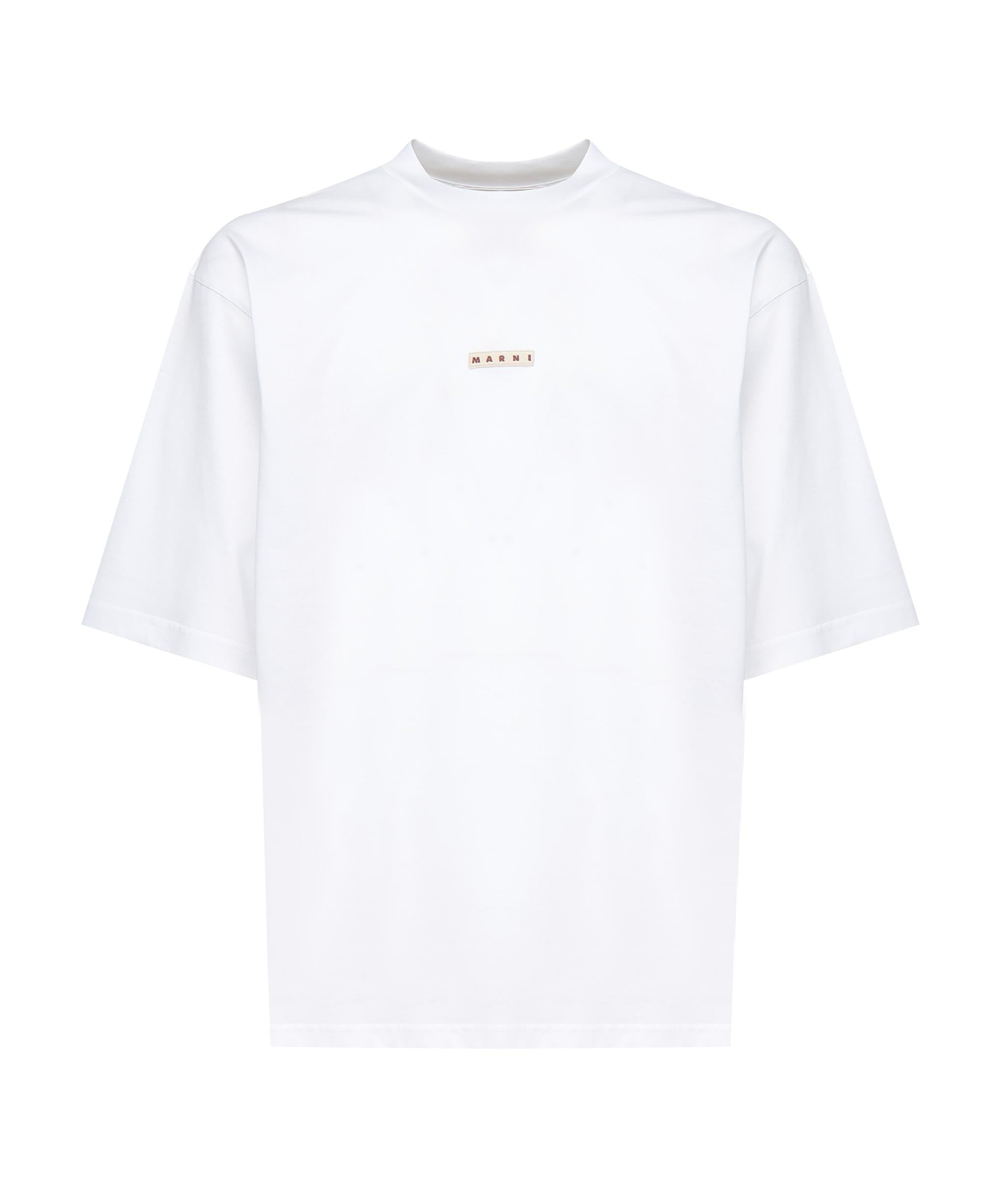 T-shirt con logo HUMU0223X6 UTCZ5700W01 MARNI 