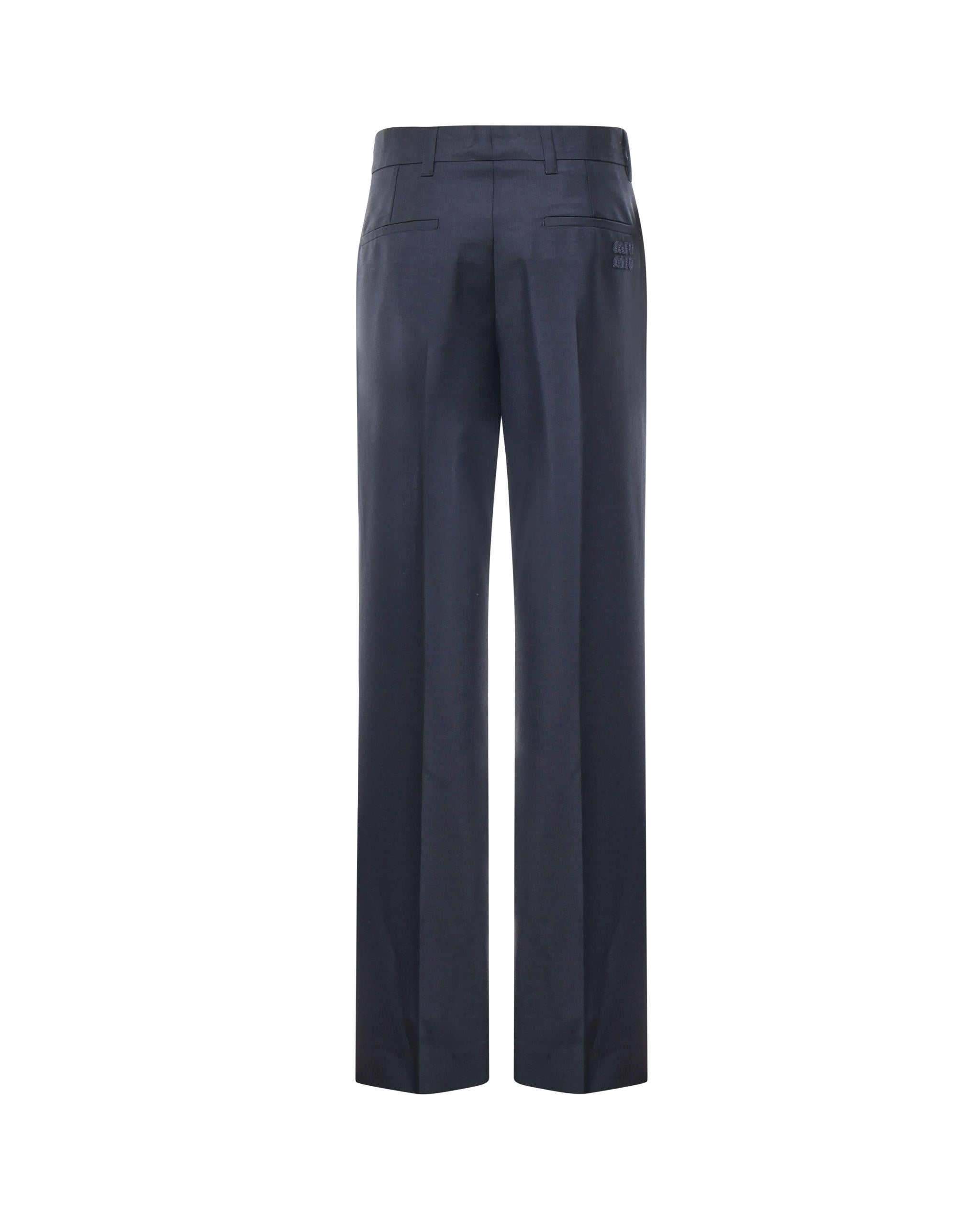 Pantaloni in kid mohair MP1878 12I1F0124 MIU MIU 
