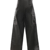 Pantalone Paracadute Cargo DFM03011GF174 BLACK PDF CHANNEL 