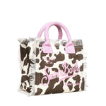 Borsa Colette in canvas di cotone con stampa COL0001 00327L MC2 SAINT BARTH 