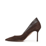 Pumps Guanto in suede<BR/> GTOMIDP0 SAAESP AQUAZZURA 