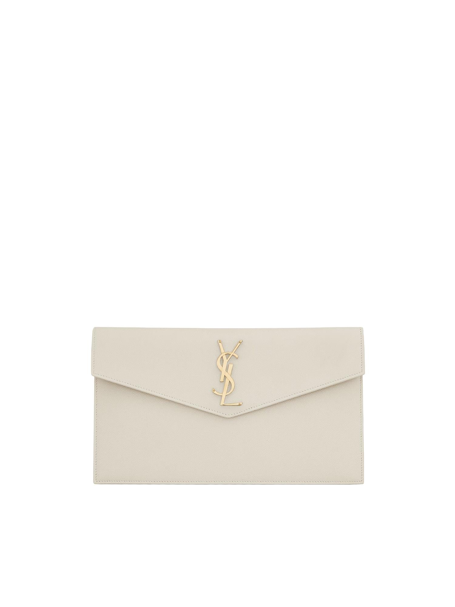 Pochette Uptown in pelle goffrata 565739 1GF0J9207 SAINT LAURENT 