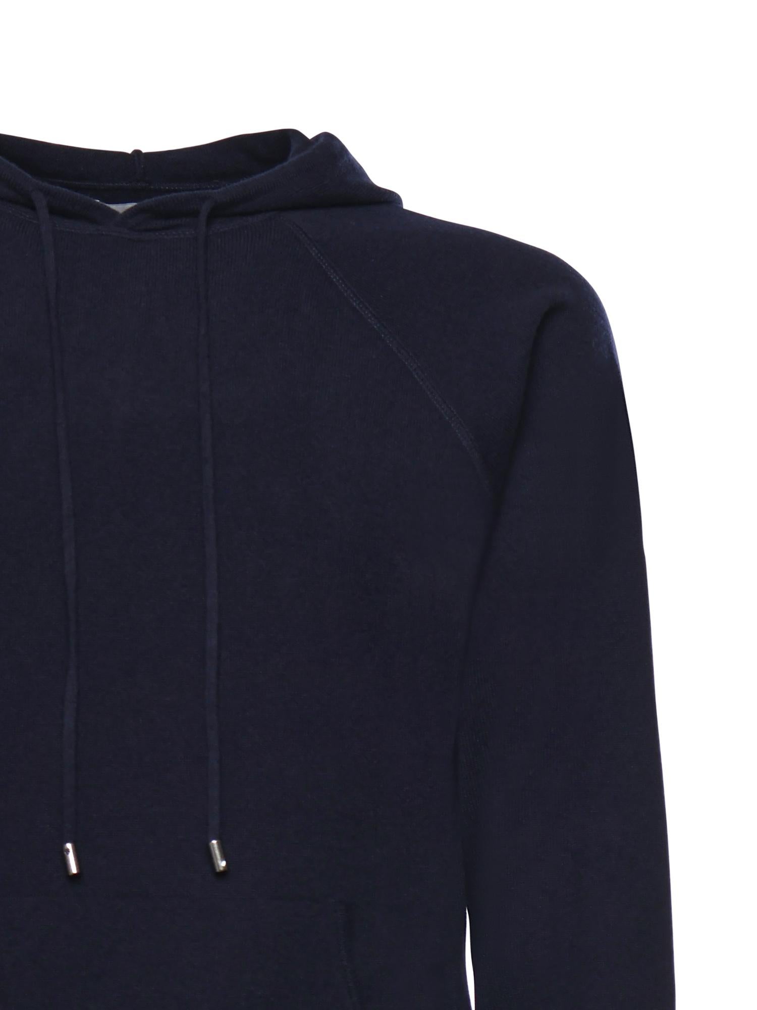 Felpa con cappuccio in lana WILB002 00063I MC2 SAINT BARTH 