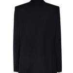Blazer con rever in satin 1457208001 BLACK MAGDA BUTRYM 