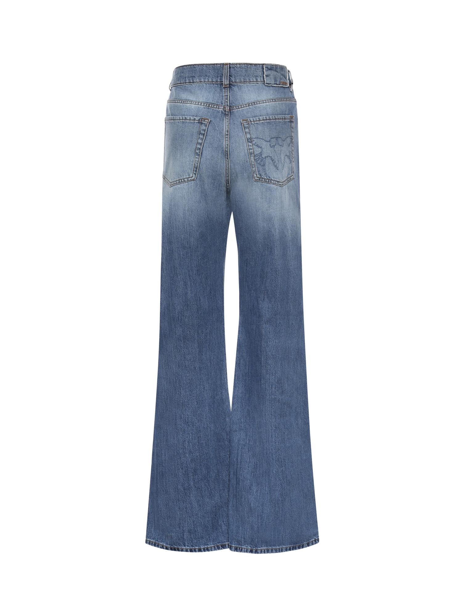 Jeans wide leg in denim 101733 A323PJO PINKO 