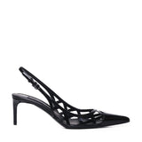 Slingback in pelle di vitello lucida CG0778 A103780999 DOLCE & GABBANA 
