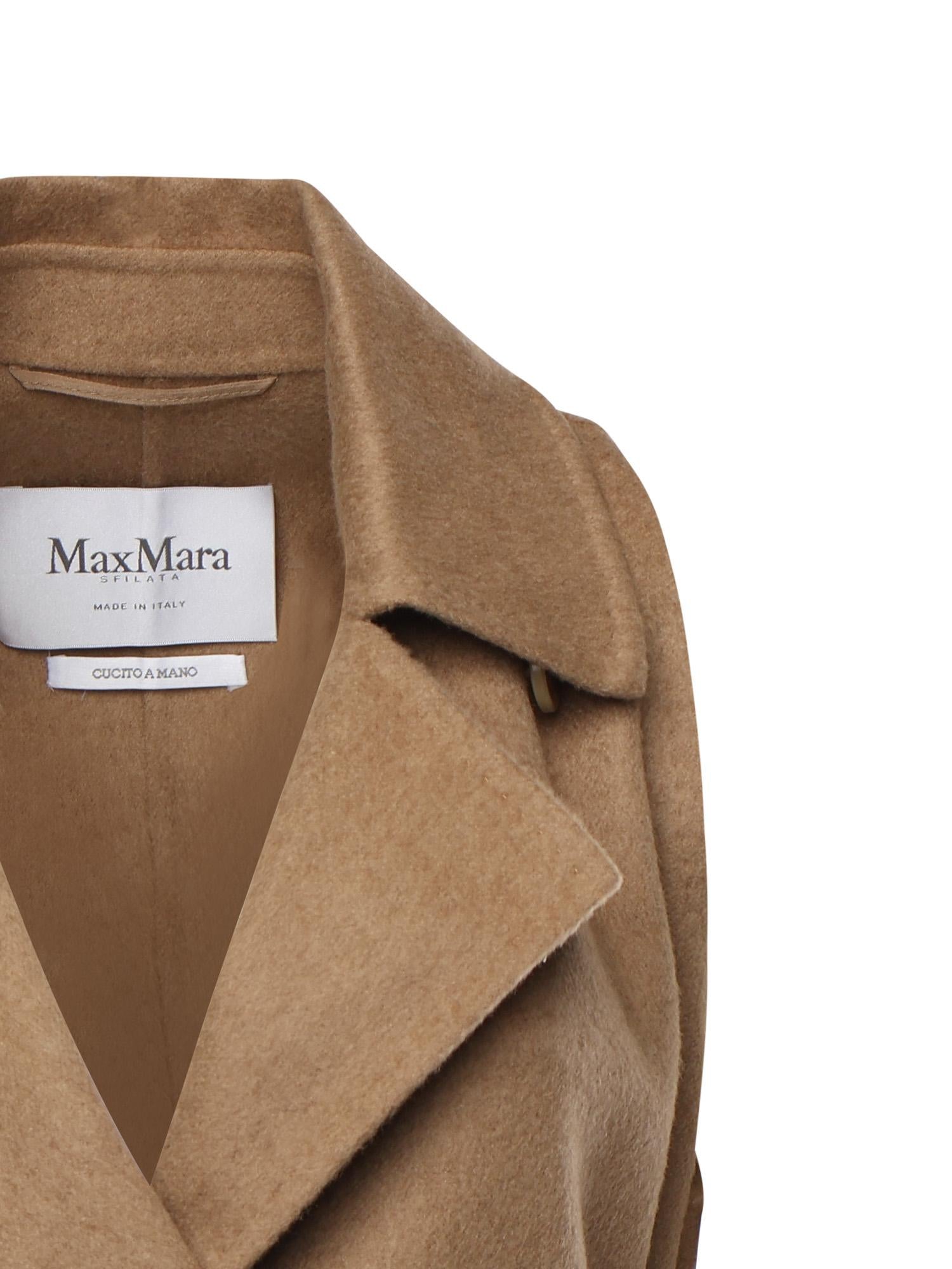 Cappotto smanicato in cammello 2521276193600 001 MAX MARA 