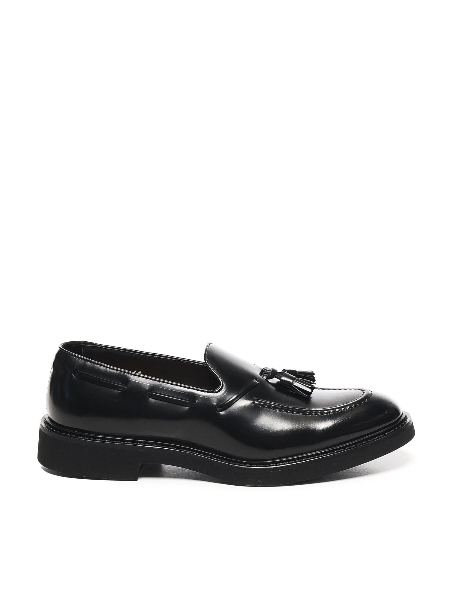 Mocassino con nappine in pelle DU3339VEROUF007 NN00 DOUCAL'S 