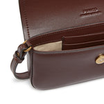 Borsa a spalla media Saddle Flat in pelle 105349 A1ZXR49Q PINKO 