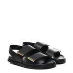 Sandalo a fasce in pelle XXW68K0JE60N6M B999 TOD'S 