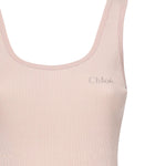 Canotta con logo CHC25AJH12180 6K2 CHLOÉ 