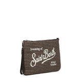 Pochette Parisienne wool con logo PAR0024 01358I MC2 SAINT BARTH 