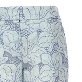 Pantaloni in lino con ricamo orchidea 80AAA177 NR015V67 GENNY 