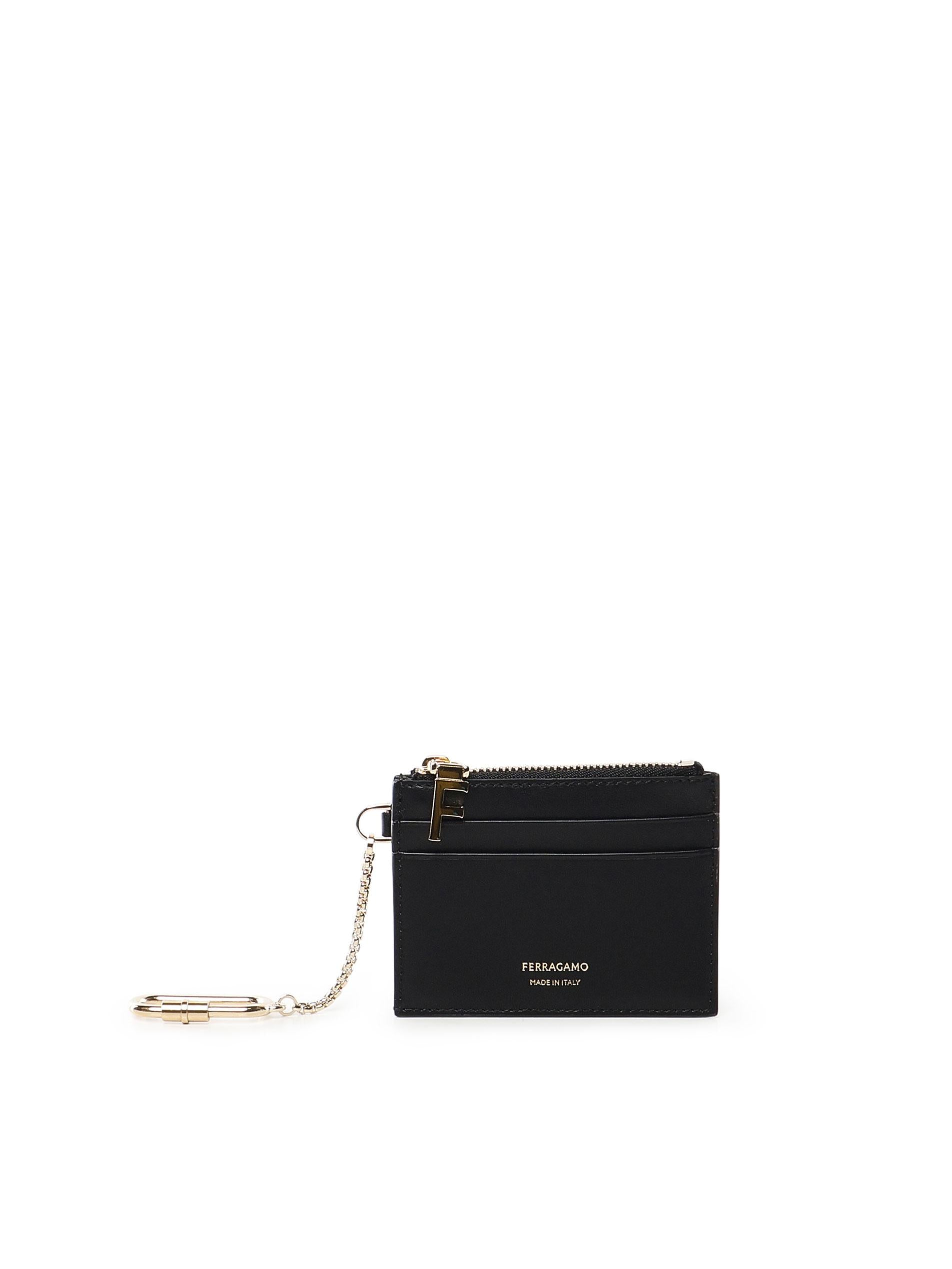 Portacarte con portachiavi 220868 779951009 FERRAGAMO 