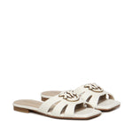 Ciabatte in nappa con logo SD0313 P003Z12 PINKO 