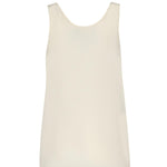 Top a canotta in seta sand wash 104670 A2T7C00 PINKO 