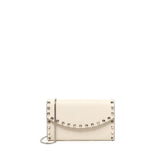 Portafoglio Rockstud in pelle con catena 7W2P0AR6 VSHI16 VALENTINO GARAVANI 