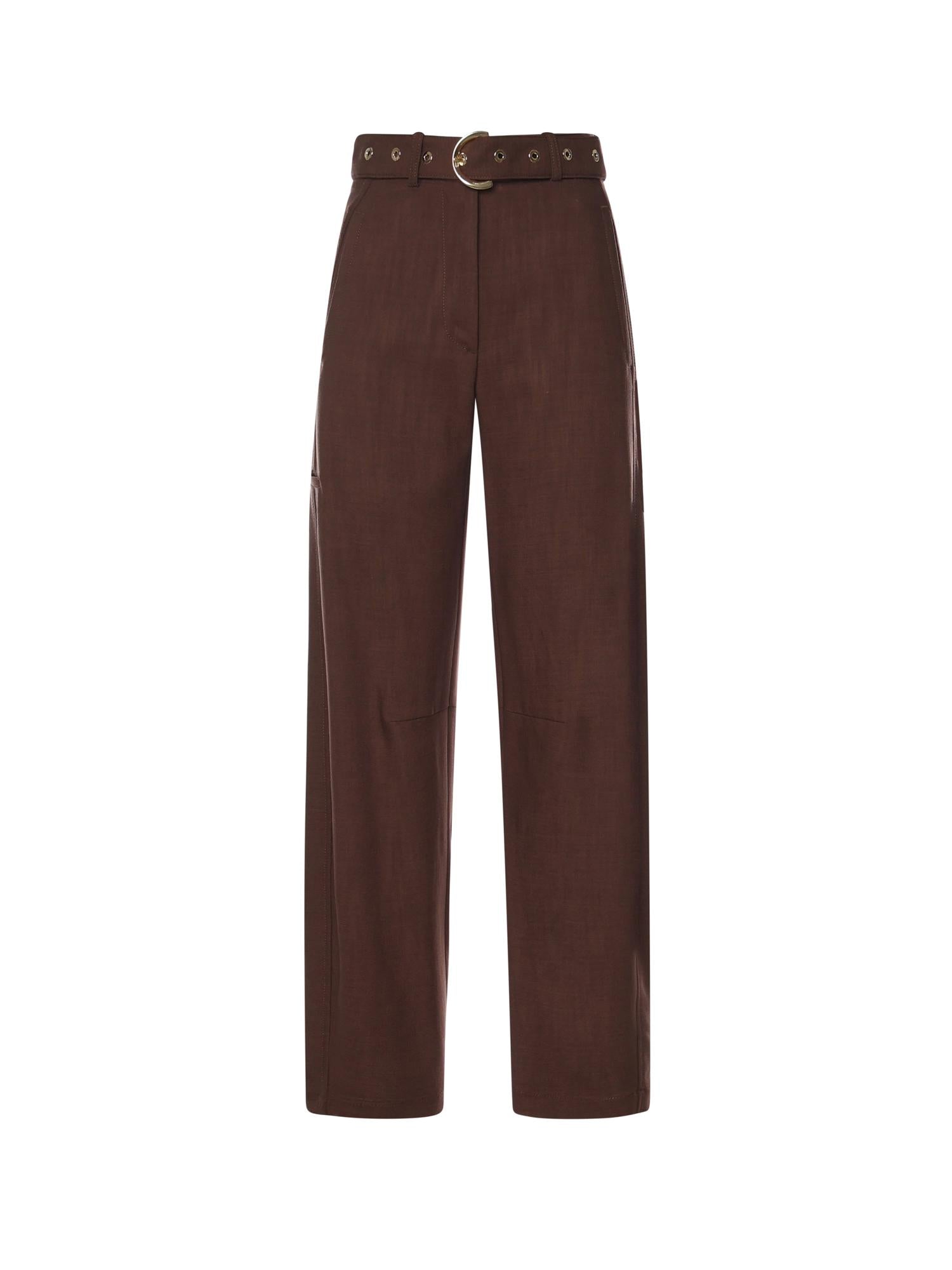 Pantaloni con cintura 106492 A2W6L78 PINKO 