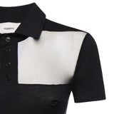 Polo a righe COPJS115F5028 BLACK COPERNI 