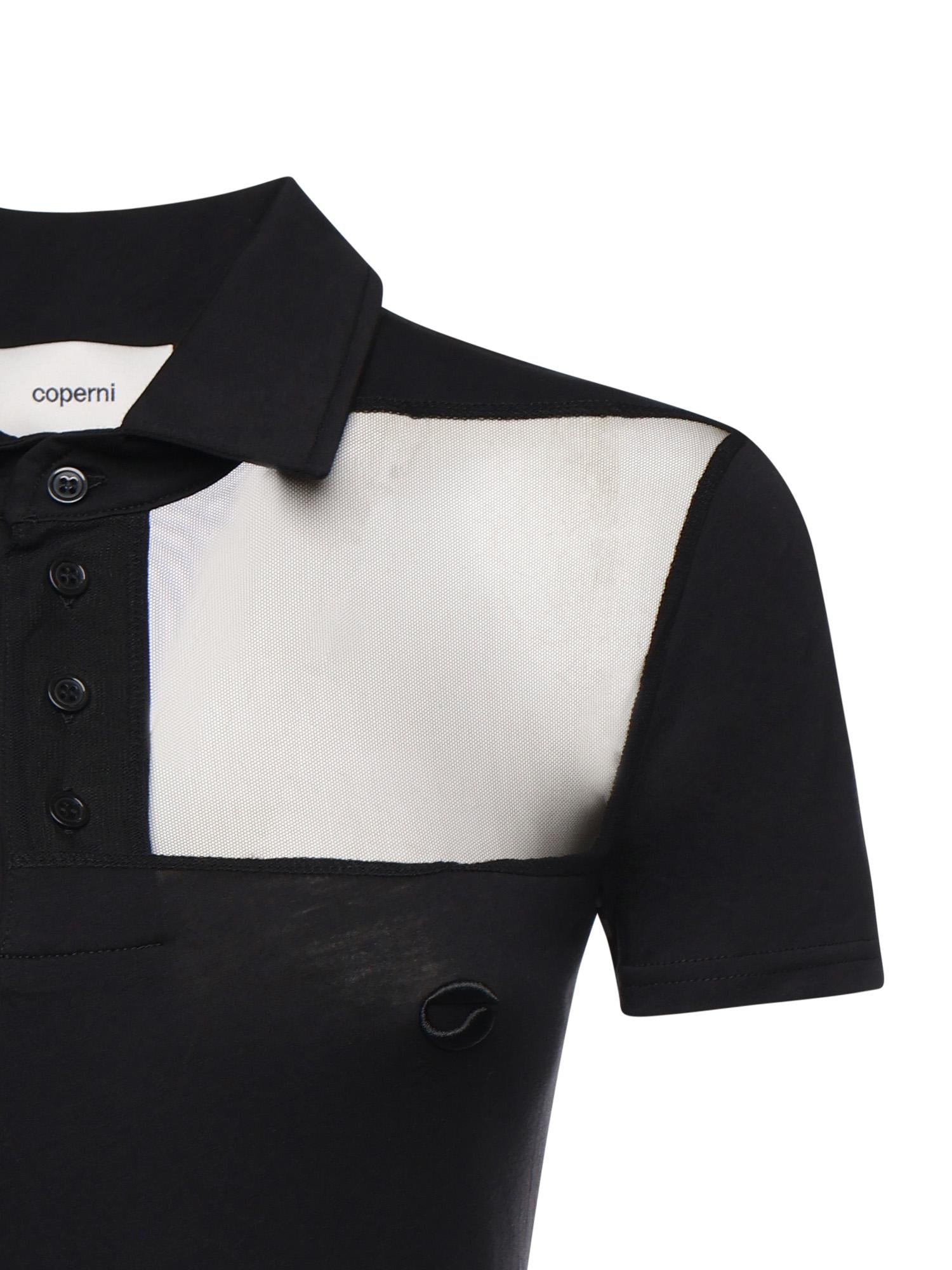 Polo a righe COPJS115F5028 BLACK COPERNI 