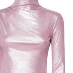 Abito collo alto con scollo T150162A TJV040PINK THE ANDAMANE 