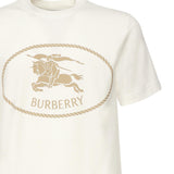 T-shirt in cotone con Knight Stamp 8110112 B7078 BURBERRY 