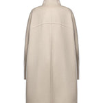Cappotto asimmetrico in cashmere double face AA9M1207T500D 110 ALAIA 