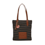 Borsa shopping con logo 73BS9M802 CASSIENERO/CUOIO V° 73 