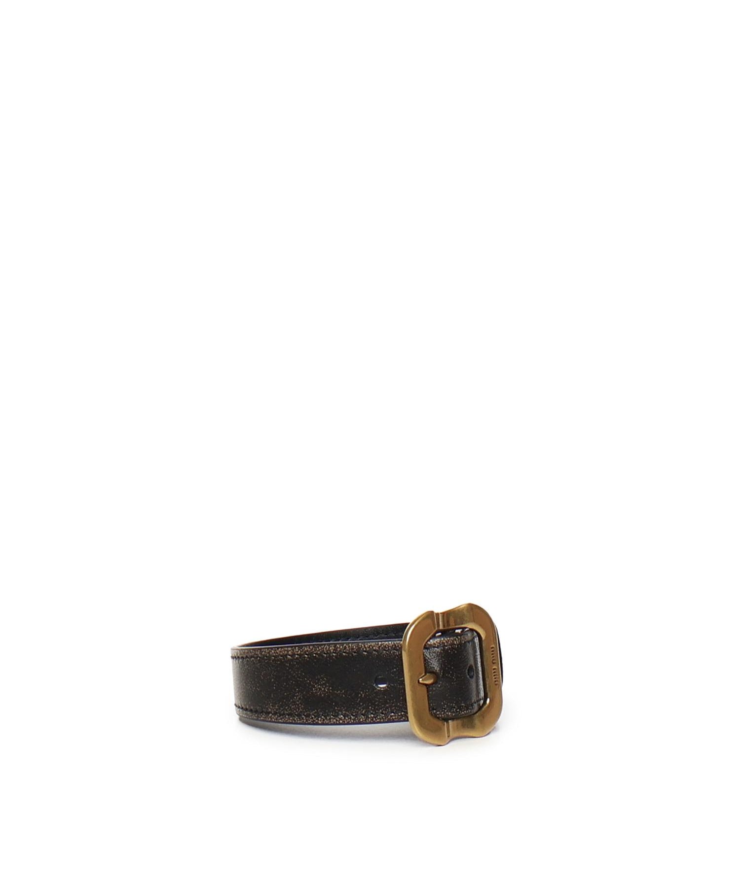 Bracciale in pelle con fibbia 5IB686 AF6PF0EFU MIU MIU 