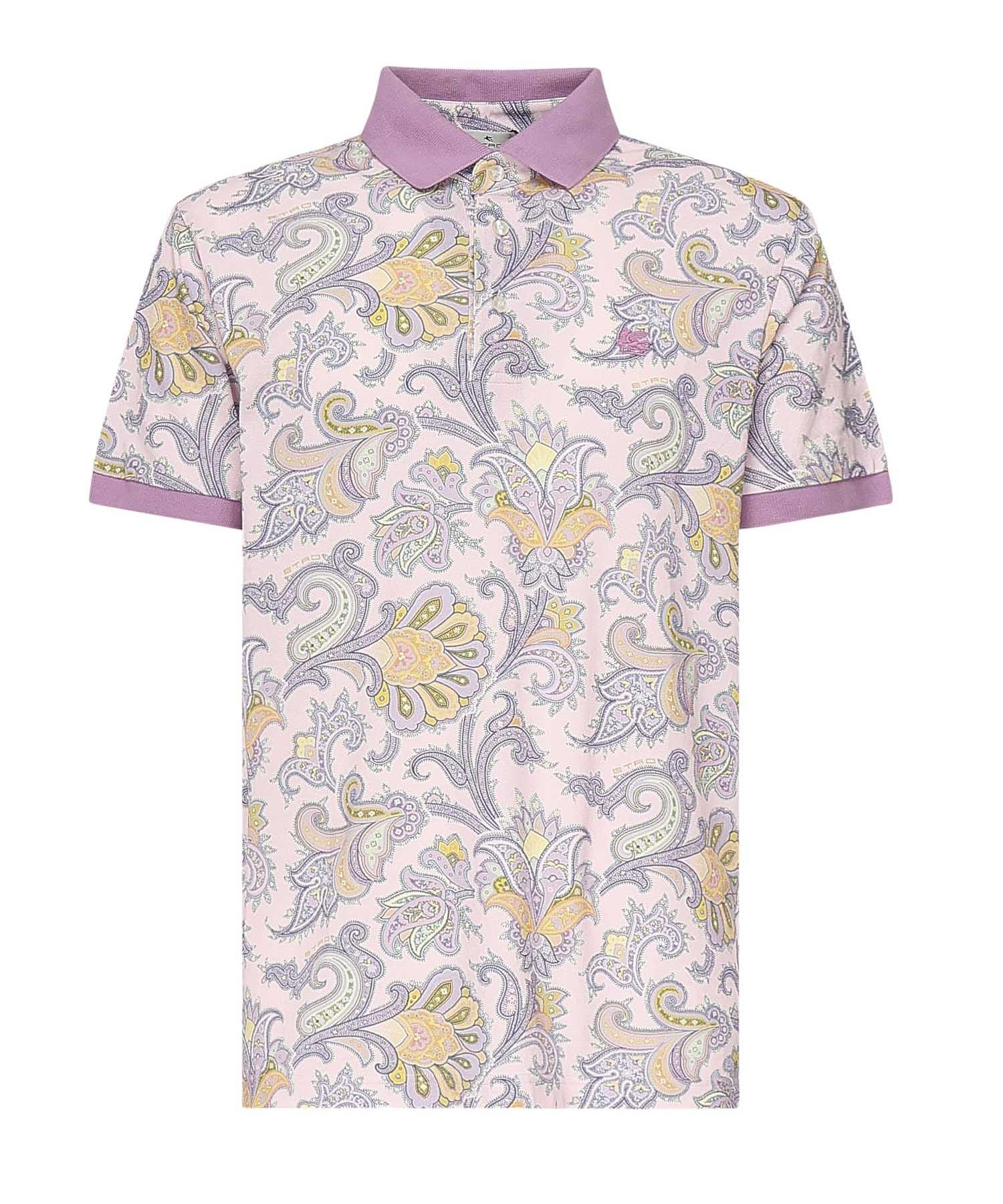 Polo con stampa floreale MRMD0004 AK570X0870 ETRO 