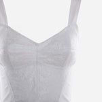 Top in tessuto tecnico con lavorazione in pizzo F7T19T G9798W0800 DOLCE & GABBANA 