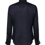 Camicia Savoy in lino SAVOY BLU GALIANO 
