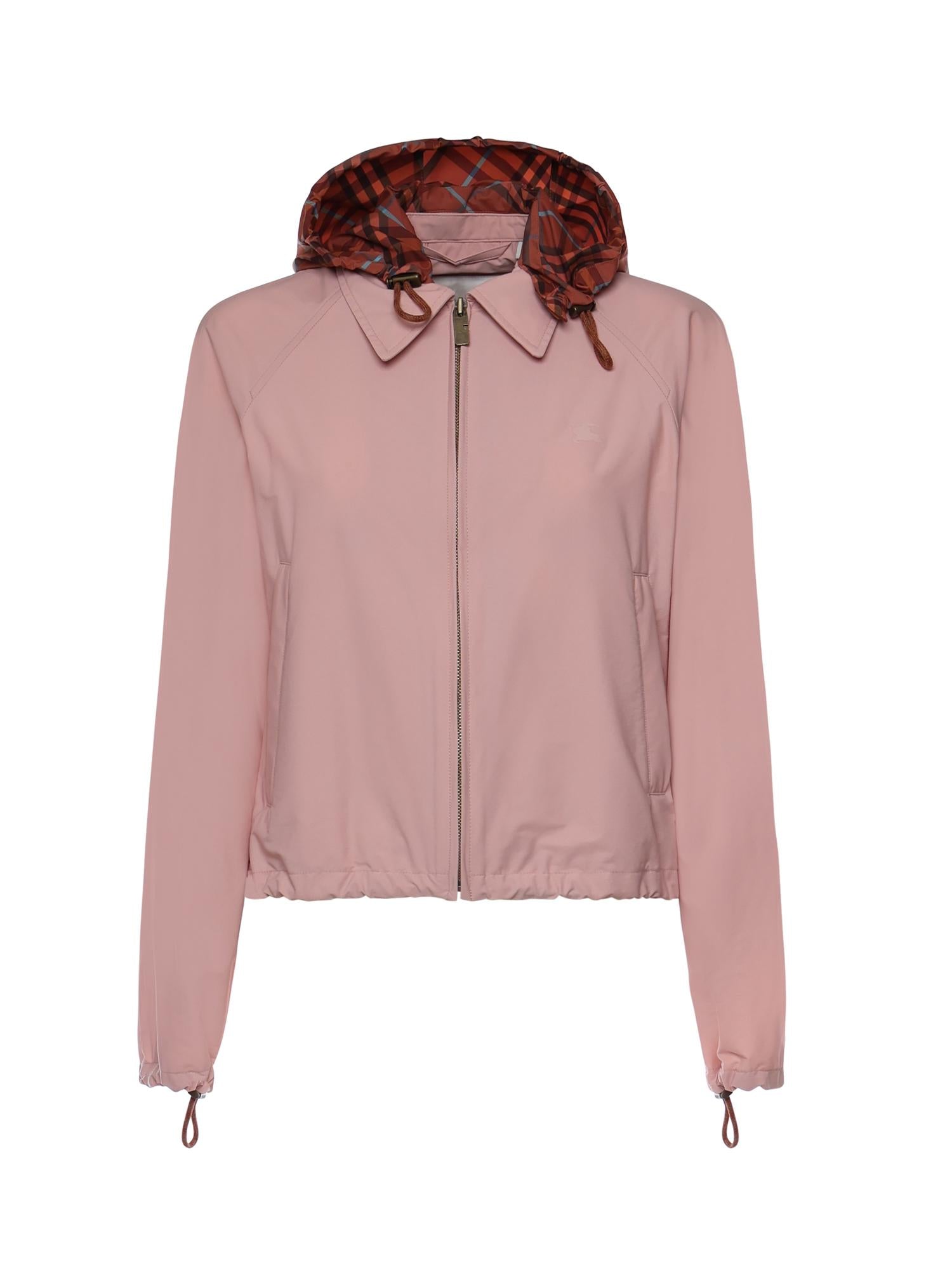 Giacca Newcott cropped con cappuccio 8118253 C4026 BURBERRY 