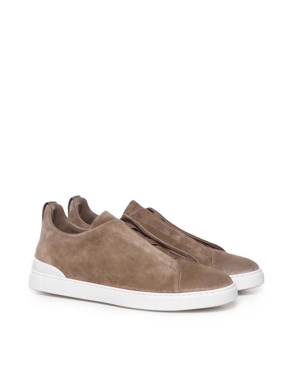 Sneaker Triple Stitch in Suede LHSOY S4667ZCOC ZEGNA 