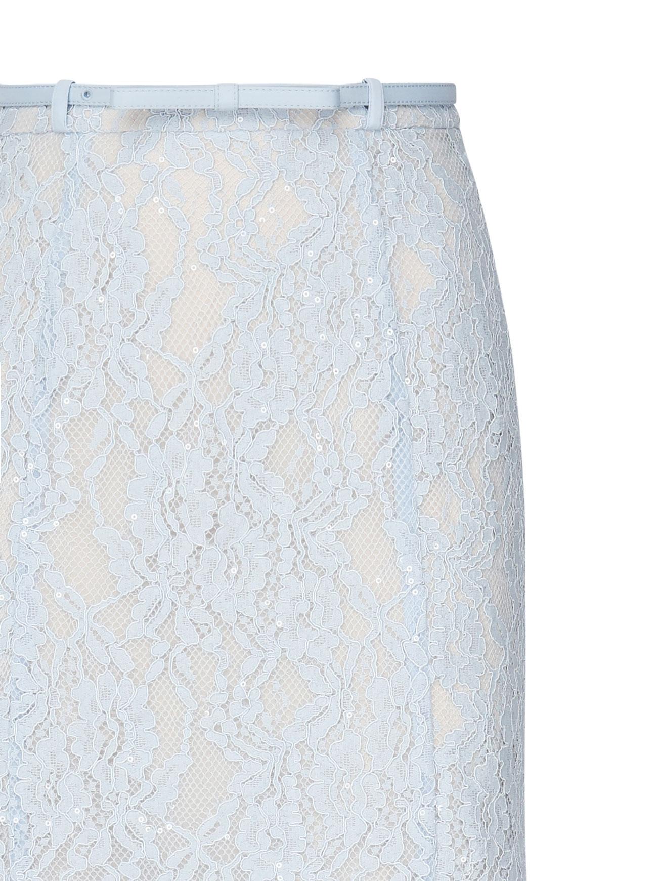 Gonna midi svasata in pizzo RS25053MSK BL SELF-PORTRAIT 