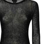 Maglia Pico con micro paillettes 105398 A2PMZ99 PINKO 