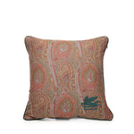 Cuscino in velluto e pelle con motivo Arnica UHNA0003 AQ321V0018 ETRO HOME 