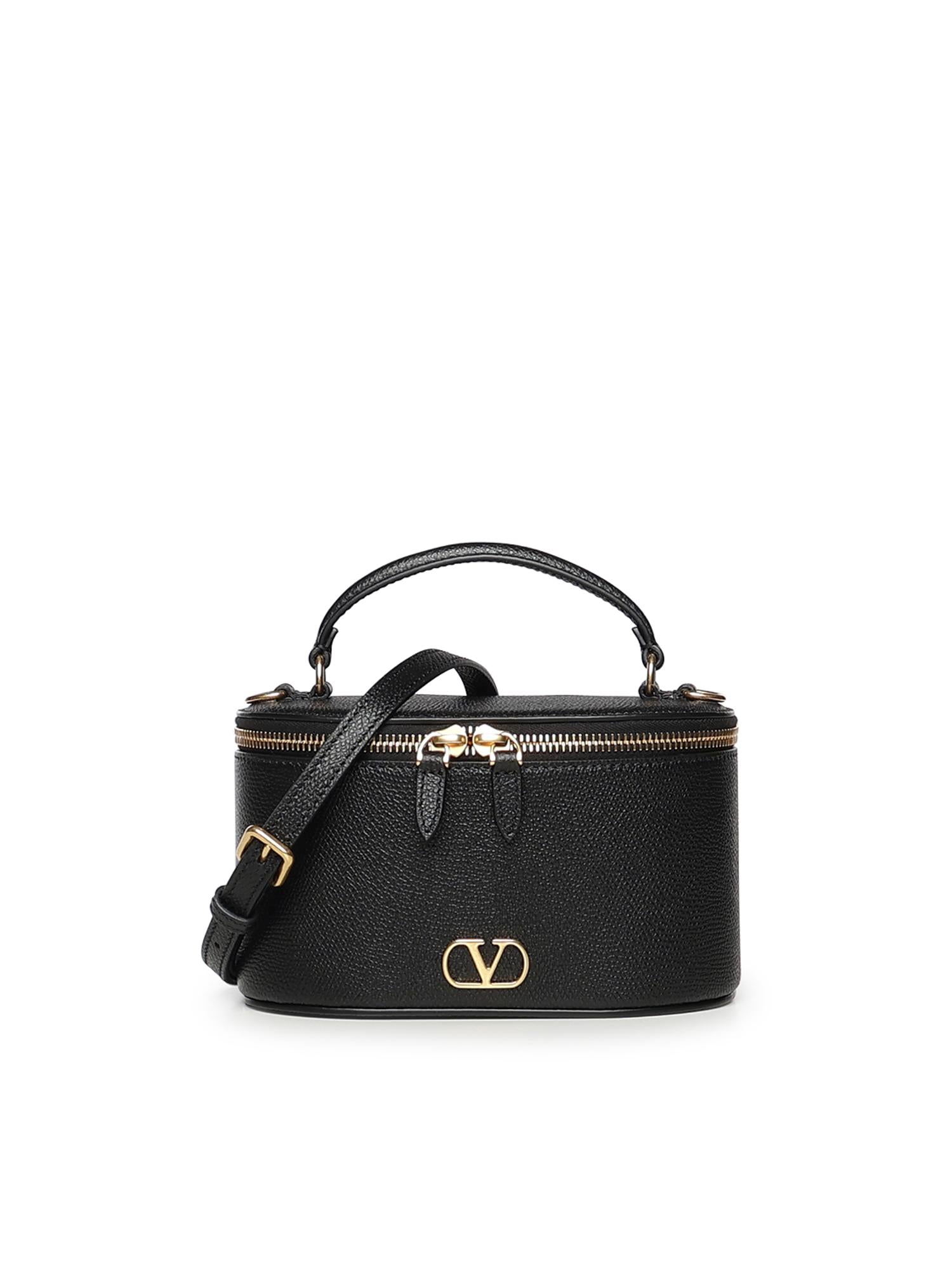 Mini Vanity Bag Vlogo Signature in vitello granato 8W0P0AX8 SNP0NO VALENTINO GARAVANI 