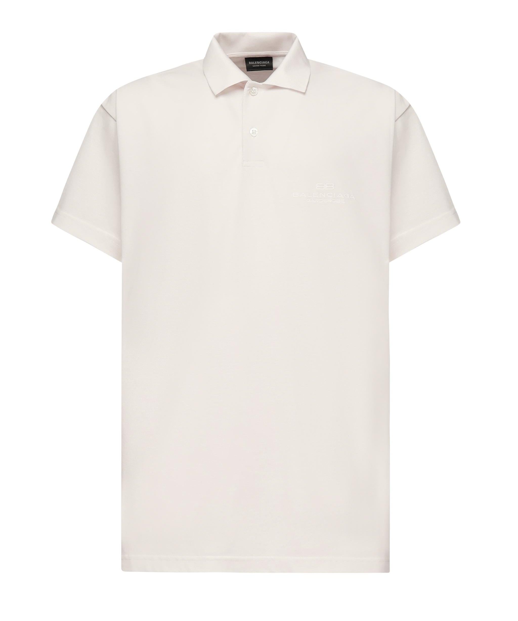 Polo Intertwined in piqué di cotone 813299 TRVW49012 BALENCIAGA 